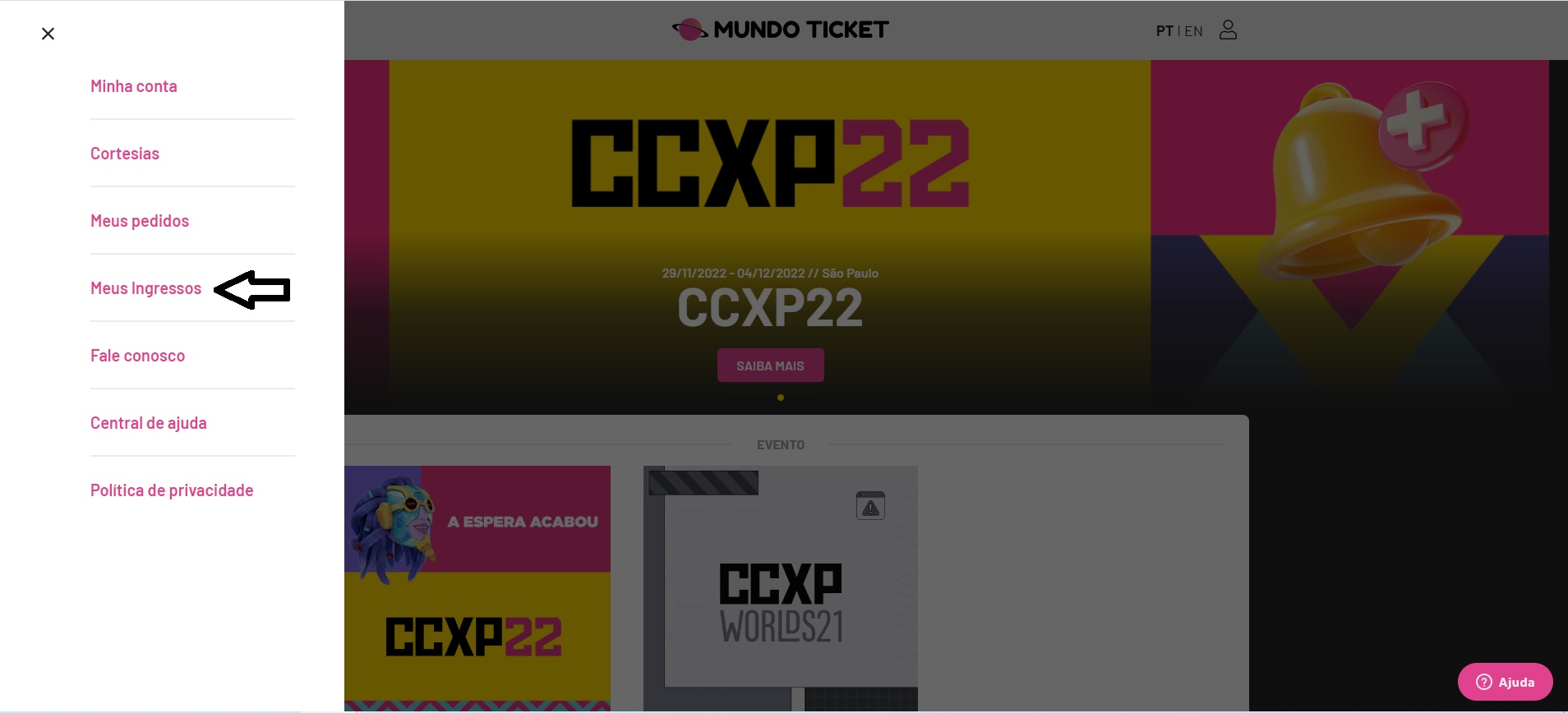 Recebi um código de cortesia, como resgatar o ingresso? – Tudo sobre a CCXP